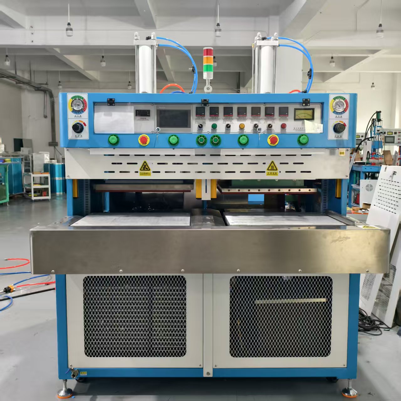 Jfortune dual-station hot press and cold press equipment for shoe upper production