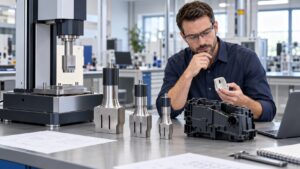 Jfortune engineer comparing 15, 20, 30/35 and 40 kHz ultrasonic welding options for molded plastic parts